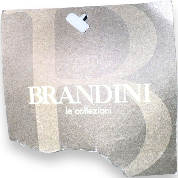 Brandini Teal Blue Knit Polo Collar Sweater Size XL - Picture 4 of 9